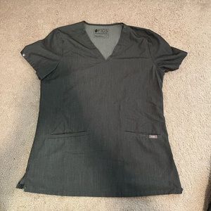 Figs Grey Scrub Tops